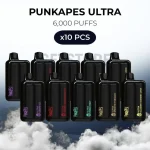 10 PCS - Punkapes Ultra 6000 Puffs