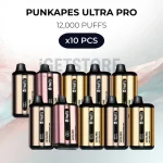 10 PCS - Punkapes Ultra Pro 12000 Puffs