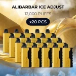 20 PCS - Alibarbar Ice Adjust 12000 Puffs