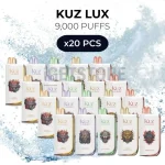 20 PCS - KUZ LUX 9000 Puffs