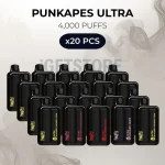 20 PCS - Punkapes Ultra 4000 Puffs