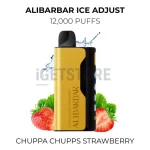 Alibarbar Ice Adjust 12000 Puffs - Chuppa Chupps Strawberry