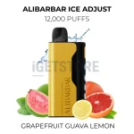 Alibarbar Ice Adjust 12000 Puffs - Grapefruit Guava Lemon