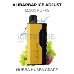 Alibarbar Ice Adjust 12000 Puffs - Hubba Hubba Grape