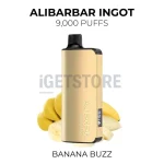 Alibarbar Ingot 9000 Puffs - Banana Buzz