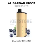 Alibarbar Ingot 9000 Puffs - Blueberry Mint