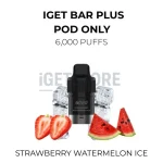 IGET Bar Plus Pods 6000 Puffs - Strawberry Watermelon Ice