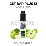 IGET Bar Plus S3 10000 Puffs - Double Apple