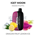 IGET Moon K5000 Puffs - Dragon Fruit Lemon Ice