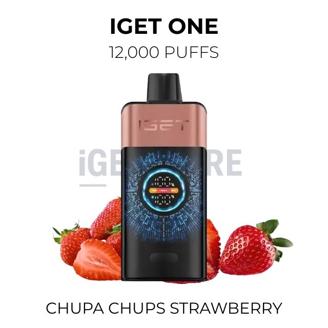Iget one 12000 chupa chups strawberry