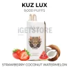 Kuz lux 9000 puffs strawbery coconut watermelon