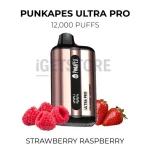 Punkapes Ultra Pro 12000 Puffs - Strawberry Raspberry