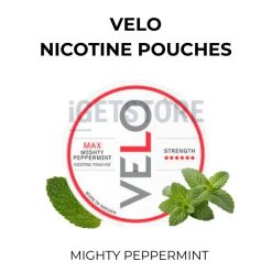Velo nicotine pouches mighty peppermint