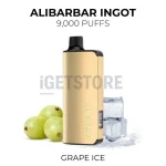 Alibarbar Ingot 9000 Puffs - Grape Ice