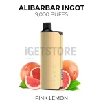 Alibarbar Ingot 9000 Puffs - Pink Lemon