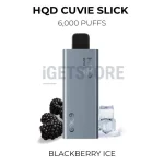 HQD Cuvie Slick 6000 Puffs - Blackberry Ice