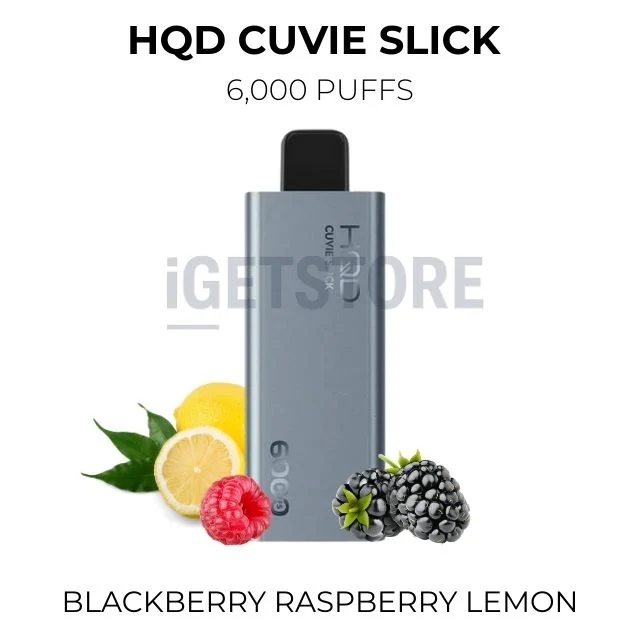 Hqd cuvie slick 6000 blackberry raspberry lemon