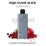 HQD Cuvie Slick 6000 Puffs - Cherry Pomegranate