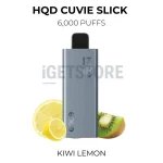HQD Cuvie Slick 6000 Puffs - Kiwi Lemon