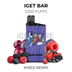 IGET Bar 3500 Puffs - Mixed Berry