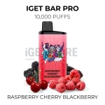 IGET Bar Pro 10000 Puffs - Raspberry Cherry Blackberry