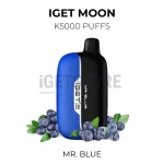IGET Moon K5000 Puffs - Mr Blue
