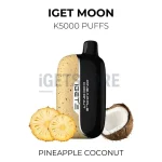 IGET Moon K5000 Puffs - Pineapple Coconut