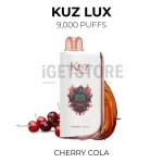 KUZ LUX 9000 Puffs - Cherry Cola
