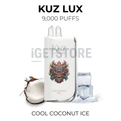 Kuz lux 9000 puffs cool coconut ice