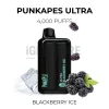 Punkapes ultra 4000 puffs blackberry ice