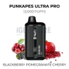 Punkapes ultra pro 12000 puffs blackbery pomegranate cherry