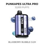 Punkapes Ultra Pro 12000 Puffs - Blueberry Raspbery Bubble Gum
